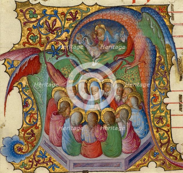 Cutting from an antiphonal, about 1430-1435. Creator: Stefano da Verona.
