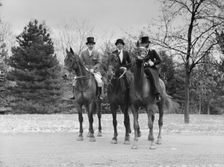 Cutting hunt, 1933 Nov. Creator: Arnold Genthe