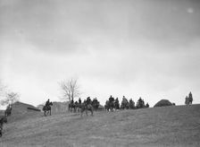 Cutting hunt, 1933 Nov. Creator: Arnold Genthe