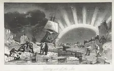 Cutting out of the ice, 1852. Creator: Unknown