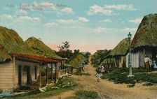 Cuba: Pueblo de Pescadores. Bohios. Fishing Village 1919