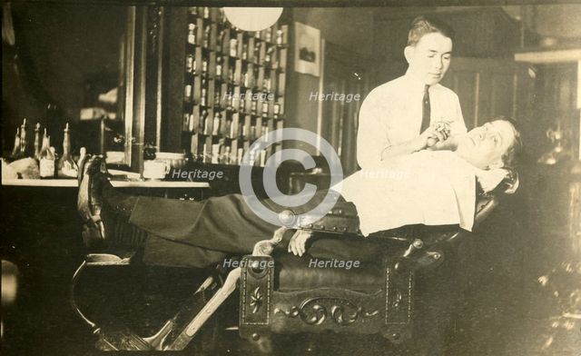 'Cuban Barber', c1930s. Creator: Unknown.