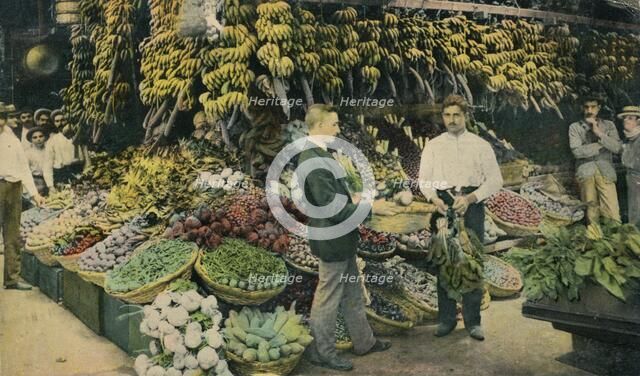 Cuban Fruit Store, c1910. Artist: Unknown
