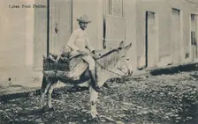 Cuban Fruit Peddler c1908