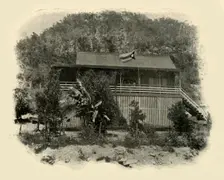 Cuban Headquarters at Daiquiri Spanish-American War, June 1898, (1899). Creator: Burr McIntosh
