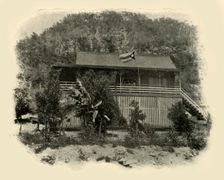 Cuban Headquarters at Daiquiri Spanish-American War, June 1898, (1899). Creator: Burr McIntosh