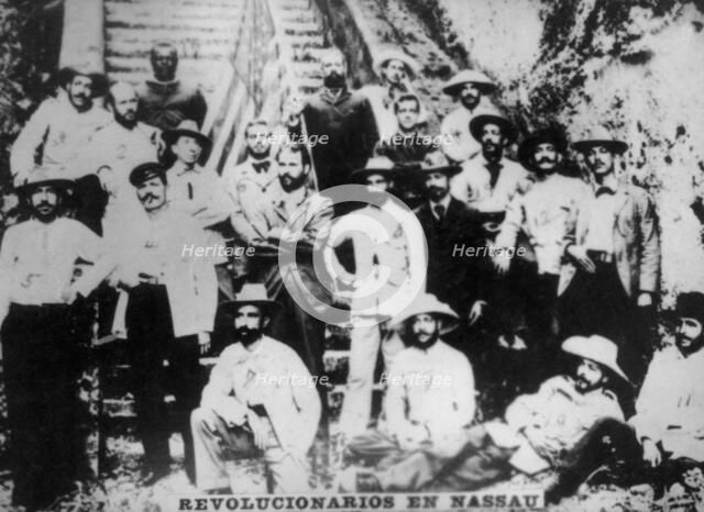 Cuban revolutionaries in Nassau, (1895), 1920s. Artist: Unknown