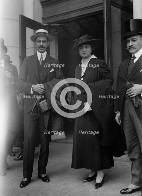 Cuban War Mission To The U.S. General Jose Martin [sic] And Wife, And Dr. Decespedes...1917 Creator: Harris & Ewing.