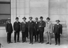 Cuban War Mission To The U.S. Capt. Tabio; Lazama; Carricarti; Gen. Marti; Kear; Wittermyer..., 1917 Creator: Harris & Ewing