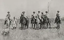 Cuban War of Independence (1895-1898): President Masó with his accompaniment, 1898. Creator: Unknown