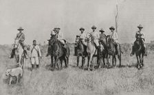 Cuban War of Independence (1895-1898): President Masó with his accompaniment, 1898. Creator: Unknown