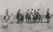 Cuban War of Independence (1895-1898): President Masó with his accompaniment, 1898. Creator: Unknown