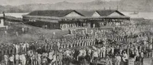 Cuban war of Independence: review of troops coming from the interior of the island, Cuba, 1898. Creator: Unknown
