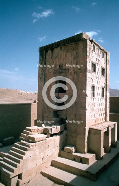 Cube of Zoroaster, Naqsh-i-Rustam, Iran. Creator: Vivienne Sharp.