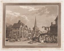 Cuckfield (An Excursion to Brighthelmstone), June 1, 1790., June 1, 1790. Creators: Thomas Rowlandson, Samuel Alken