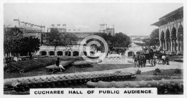 'Cucharee Hall of Public Audience', Agra, India, c1925. Artist: Unknown
