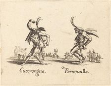 Cucorongna and Pernoualla, c. 1622. Creator: Jacques Callot