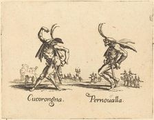 Cucorongna and Pernoualla, c. 1622. Creator: Jacques Callot