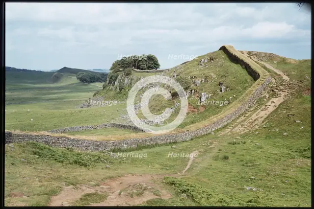Cuddy's Crags, Hadrian's Wall, Bardon Mill, Northumberland, 1979. Creator: Dorothy Chapman.