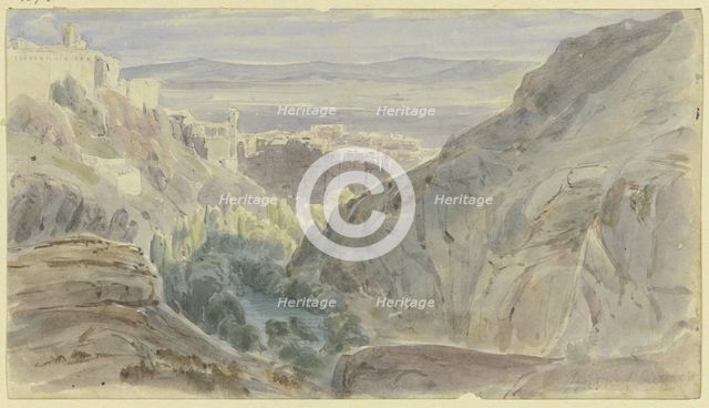 Cuenca, 1850. Creator: Karl Peter Burnitz.