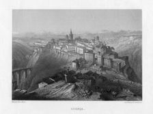 Cuenca, Spain, 19th century.Artist: Rouargue Brothers