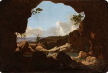 Cueva de las Palomas (Valencia), 1864. Creator: Mariano Belmonte y Vacas