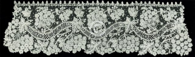 Cuff, Belgium, 1880s/90s. Creator: Unknown.