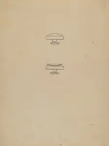 Cuff Links, 1935/1942. Creator: Dorothy Dwin