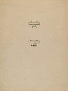 Cuff Links, 1935/1942. Creator: Dorothy Dwin