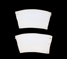 Cuffs, American, ca. 1875. Creator: Unknown