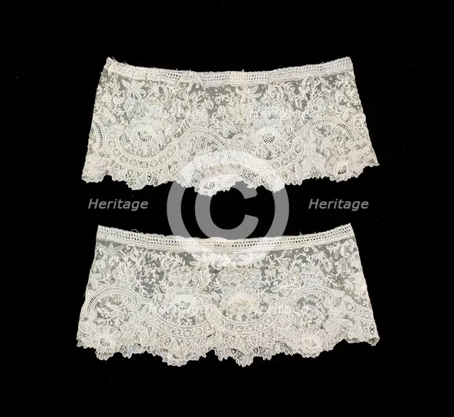 Cuffs, Belgian, ca. 1890. Creator: Unknown.