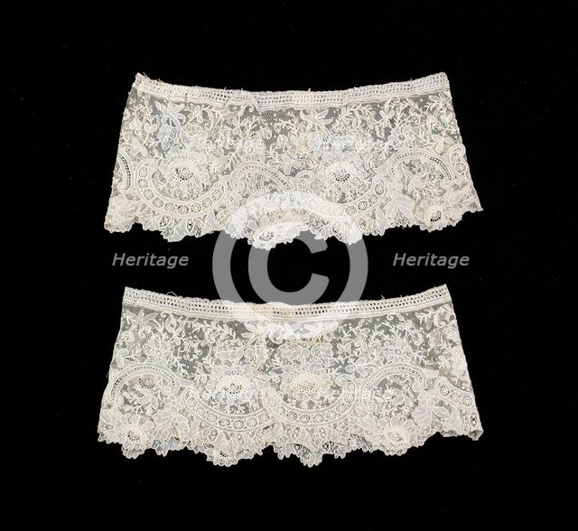 Cuffs, Belgian, ca. 1890. Creator: Unknown.