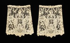 Cuffs, Flemish, mid-19th century. Creator: Unknown