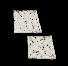 Cuffs, Italian, ca. 1800. Creator: Unknown