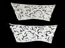 Cuffs, Italian, fourth quarter 17th century. Creator: Unknown