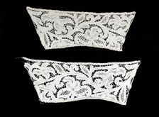 Cuffs, Italian, fourth quarter 17th century. Creator: Unknown