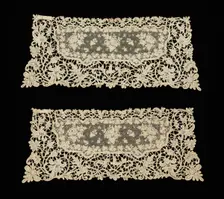 Cuffs, probably Belgian, ca. 1890. Creator: Unknown