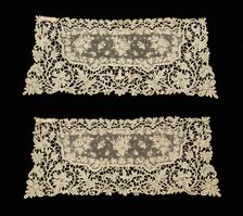 Cuffs, probably Belgian, ca. 1890. Creator: Unknown