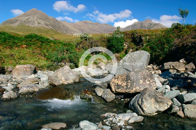 Cuillin Hills, Isle of Skye, Highland, Scotland. Creator: Peter Thompson.