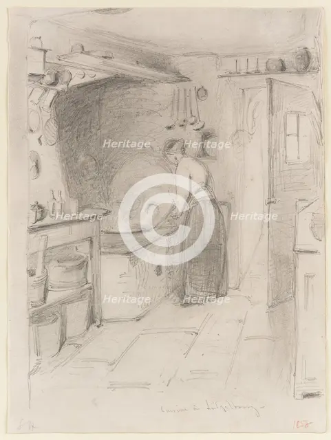 Cuisine a Lutzelbourg, 1858. Creator: James Abbott McNeill Whistler.