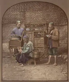 Cuisine ambulante, 1870s. Creator: Unknown