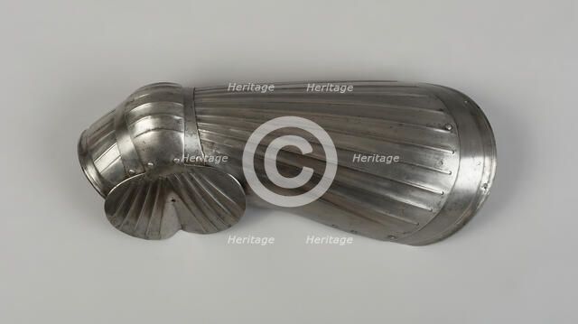 Cuisse and Poleyn for the Left Leg, Europe, c. 1510/20. Creator: Unknown.