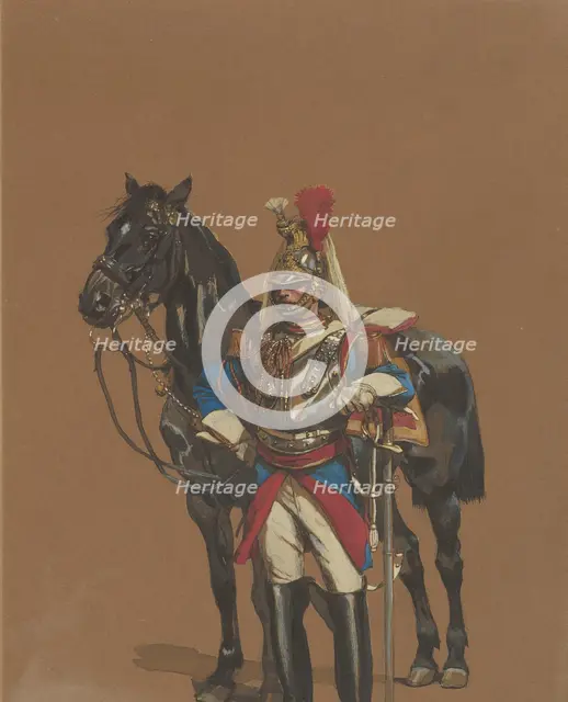 Cuirassier, 1872. Creator: Jean Baptiste Edouard Detaille.