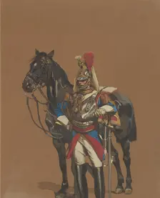 Cuirassier, 1872. Creator: Jean Baptiste Edouard Detaille