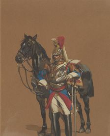 Cuirassier, 1872. Creator: Jean Baptiste Edouard Detaille