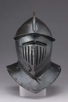 Cuirassier's Armor: Helmet, c. 1600-1620. Creator: Unknown