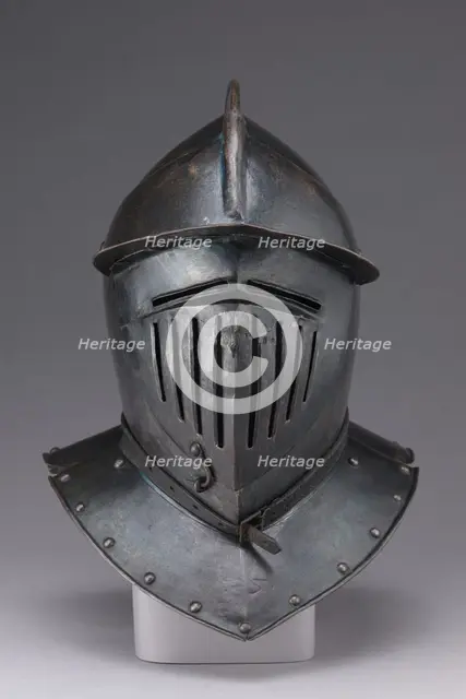 Cuirassier's Armor: Helmet, c. 1600-1620. Creator: Unknown.