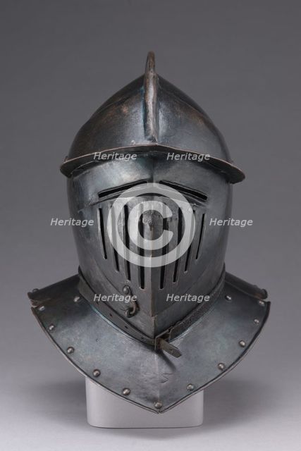 Cuirassier's Armor: Helmet, c. 1600-1620. Creator: Unknown.
