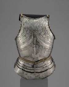 Cuirass (Breastplate and Backplate) in the Late Gothic Style, Germany, c. 1480. Creator: Unknown
