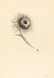 Cul-de-Lampe, 1890. Creator: Odilon Redon